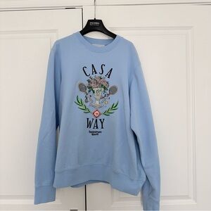 Casablanca sweater baby blue
